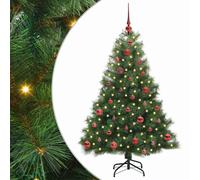 Vidaxl Artificial Christmas Tree With 300 Leds Green 180 Cm Pe And Pvc