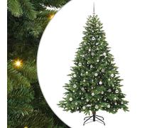 Vidaxl Artificial Christmas Tree With 300 Leds Green 210 Cm Pe And Pvc