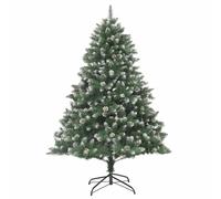 (without led, 240 cm) vidaXL Artificial Christmas Tree with Stand Xmas Tree Christmas Decoration PVC