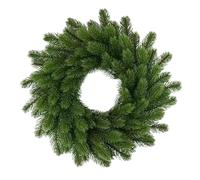 Artificial Christmas Wreath,40cm Garland Ornament Elegant Red Front Door Wreaths Party Hanging Round