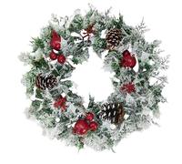 Artificial Christmas Wreath for indoors and outdoors (Variegated with Fruits and Berries, 16" (41cm))