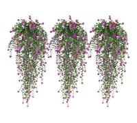 Artificial Climbing Plants, Realistic Imitation Rattan, Realistic Decorative Rattan Flowers for Home Garden Terrace Bedroom Kitchen Wedding Party Decoration