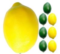 Artificial Colour Retention Simulation Photography 8pcs Fake Fruit Props with Lifelike Foam Material, Realistic and Vivid Appearance for Home Decoration and Teaching Tools