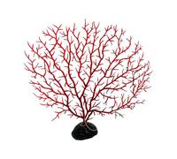 Artificial Coral Branch Decor Fake Coral Decoration Aquarium Ornament Fish Tank Landscape Sea Fan Coral Decor Artificial Coral Branch Decor