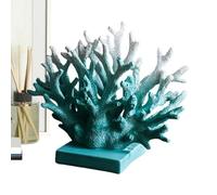 Artificial Coral Decoration Realistic Sculpture in Coral | Nautical Ornament for Home Decor for Entrance Hall Living Room Cellar Bookcase Courtyard