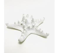 Artificial Coral Ornament, Resin Faux Coral Aquarium Decor White Coral Reef Decor Decorative Sea Coral Stony Coral Realistic Underwater Sea Plant for Fish Tank Decoration, Bathroom (Starfish Coral)