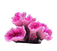 Artificial Coral Plant Aquarium Color Ornaments Polyresin Decorative Fish Tank Decoration Resin House Tank Thermometer Digital Magnetic Probe Glass Ornament Tank Heater Gravel Cleaner Filter Sponge