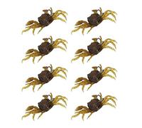 Artificial Crab Bait, 3D Simulation Soft Lure Fishing Bait, 8pcs 13cm 33.5g with Hooks for Freshwater & Saltwater Fishing