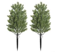 Artificial Cypress Topiary Tree 21.6 Inch, Realistic Faux Cedar Floor Plant