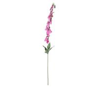 Artificial Dark Pink Foxglove Stem, Realistic Cottage Garden Faux Silk Pink Foxglove, Artificial Wild Meadow Pink Spring Flower Stem