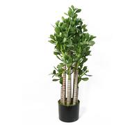 Leaf Artificial Bonsai Tree,Green Jade Plant,75cm