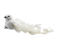 Artificial Doves Foam Set of 4, Perfect for Weddings and Decorative Arrangements