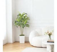 Artificial Dragons 120/150/180 cm Large Artificial Plants with White Pot, Artificial Tree, Realistic Dragon for Living Room, Office, Garden, Inauguration Decoration