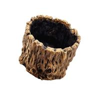 Artificial Driftwood Succulents Planter Tree Stumps Sculpture Rustics Cactus Flower Pots For Small Plant Flower Arrangement Bonsais Planter