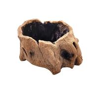 Artificial Driftwood Succulents Planter Tree Stumps Sculpture Rustics Cactus Flower Pots For Small Plant Flower Arrangement Bonsais Planter