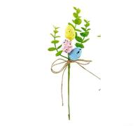 Artificial Easter Egg Cuttings 40cm Plastic Green Decor(B)