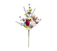 Artificial Easter Stems For Vase - Artificial Foam Egg Spring Stems, Easter Vase Filler Flower Picks | For Centerpieces, Home Decor, Manual