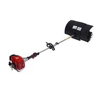 Artificial Electric Grass Brush 52Cc 2.3 Hp Petrol Powered Sweeper Gasoline Engine Power Broom Brush Cleaner For Grooming Lawns On Farms, Streets,Brush Head Size 24 * 51Cm