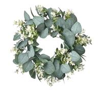 Artificial Eucalyptus Wreath Flower Wreath 12inch for Holiday Garden Party