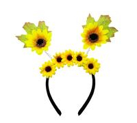 Artificial Fabric Sun Flower Headband Spring Flower Hairband For Women And Children Girl Varous Event Headpiece