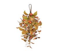 Artificial Fall Door Swag Wreath, Autumn Wreath Thanksgiving Wreath, Harvest Festival Simulation Garland, for Indoor Outdoor Halloween Thanksgiving Farmhouse Home Wall Window Wedding Decor (#2)
