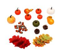 Artificial Fall Harvest Decor Mini Pumpkins and Gourds for Thanksgiving