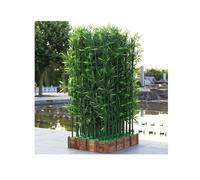 Artificial Faux Bamboo Privacy Fence, Outdoor Decorative Screen for Deck, Patio, Garden, and Office Privacy Solutions