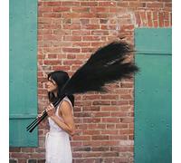 Artificial Faux Pampas Grass Large, 47"/120cm Bundle of 3 Fake Artificial Pampas Grass Decor Tall Fluffy Stems, Floor Vase Filler for Living Room Kitchen Decor Boho Decor Wedding -Black