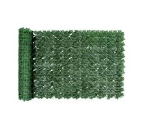 Artificial Fence Screening 30x150cm,Garden Privacy Hedge Screen,Expandable Faux Green Leaf Trellis,Expandable Garden Fence Screening with Artificial Ivy and Violet Flower (B-1PCS)