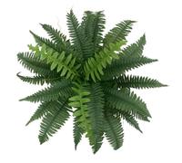 Artificial Ferns for Outdoors,with 26 Fronds Greenery - Artificial Ferns for Outdoors Large - for Front Door Entrance Porch Yard Balcony Pathway Living Room Indoor