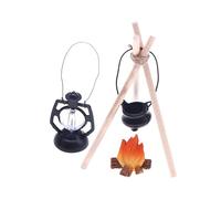 Artificial Fire Pit Decor - Realistic Mini Fire Decorations, Accessories & Miniatures | Creative Handmade Fake Flame for Display & C