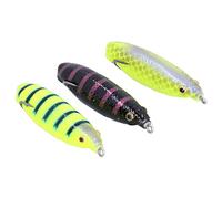 Artificial Fish Bait Lifelike Soft Silicone Lure Fishing Swimbait with Hook 3Pcs Set for Outdoor Fishing Black Stripe Green Silver Back Green Purple Stripe Black