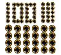 Artificial Fish Eyes Bait - 100X Three-Dimensional Artificial Eyes Stickers,8mm Fly Tying Material, Tackle Accessory for Lures Crafts