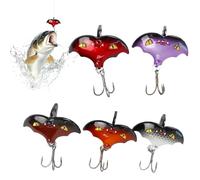 Artificial Fishing Lures | 5 Pieces Artificial Baits for Perch | Electropolished Fishing Lures with Sequins Spinner Bat Design for Saltwater and Trout and Beginners