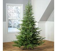 Artificial flocked Christmas tree,medium-sized outdoor Christmas tree,foldable,for holiday Christmas decorations,indoor/outdoor parties,offices,shopping malls(Style A,3m/9.8ft)