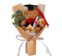 Artificial Floral Arrangements Long-Lasting Woven Plush Flower Bouquet
