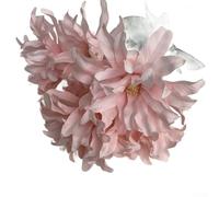 Artificial Flower Bouquet For Unique Decor Seven Dahlia Arrangement In Purple And Blue For All Occasions(Pink)