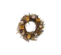 Artificial Flower Door Wreath Spring Viola Lavender Hanging Home Garden Decor