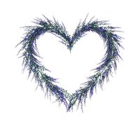 Artificial Flower Garland - 6Ft Reusable Centerpiece,Spring Summer Artificial Lavender Garland | for Wall Table Mantle Front Door Christmas Graduation Birthday Party