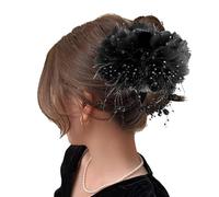 Artificial Flower Hair Clips, Bud Hair Clip | Non-Slipped Baritta Flower Claw Pin with Pearl Tassels - Fake Wedding Church Pins Decor