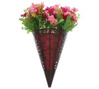 Artificial Flower Hanging Basket for Windowsill Wall Decor Home Decoration | Plastic Lifelike Blooms, Elegant Bright Colours, No Watering Required, Suitable for Office Reception, Bookshelves and Coffee
