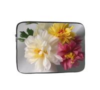 Artificial Flower Laptop Case 10 inch, TSA Laptop Sleeve Shockproof Protective Notebook Case Water Resistant Computer Carrying Cover Briefcase Handbags Men Women Computer Bag