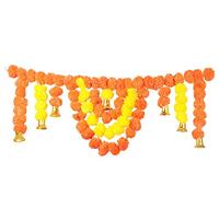 Artificial flower marigold garland toran 4 feet door valence wedding Decoration mehndi party