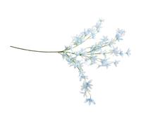 Artificial Flower Orchid Stem - 74 Office Tall Dancing Oncidium Simulated in Arrangement for Wedding Decor Modern Home Cm Floral Lilac Silk Flower Decoration(White)