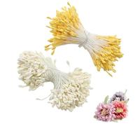 Artificial Flower Stamens,700 Pcs Pipe Cleaner Flowers Stems Double Heads