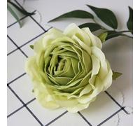 Artificial Flower with Realistic Petals for Home Decor Wedding Event Background Wall Hanging Floral Piece for Indoor Spaces (Green)