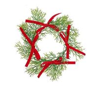Artificial Flower Wreath With Berries And Pinecones For Christmas Hanging Ornaments Party Table Centerpiece Decorations Christmas Wine Bottle Holder