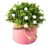 Artificial Flowers, 1 Pack Gypsophila Arrangement, Realistic Fake Plants for Home Decor, Lifelike Petals Easy Maintenance, Wedding Photography Garden(White)