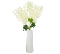 Artificial Flowers 12PCS Artificial Hanging Wisteria Silk Flowers Long Stem Fake Wisteria Faux Bridal Bouquet Silk Wisteria for DIY Wedding Bouquets Centerpieces Party Home Office Decorations