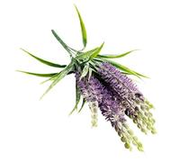 Artificial Flowers Bouquet, White, Purple, Polyethylene+Iron, Realistic, Pure and Elegant, Easily Create a Romantic and Elegant Atmosphere (Purple 47 cm)